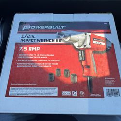 Power built 1/2in Impact Wrench Kit
