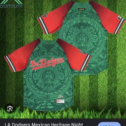 Los Angeles Dodgers jersey Mexican Heritage Night