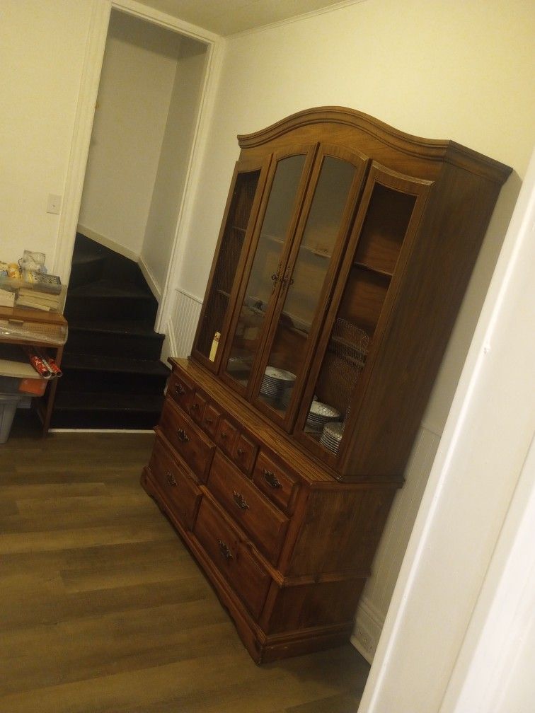 Vintage Antique China Cabinet