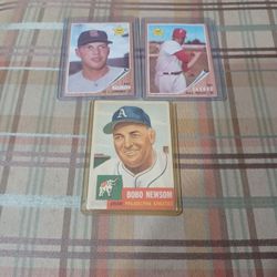 3 Vintage Baseball Card 