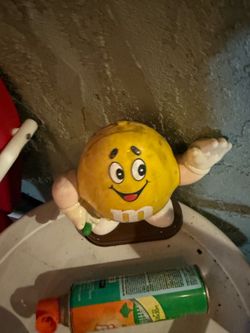 Yellow M&M Candy Dispenser