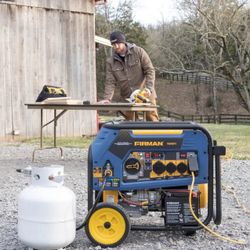 Tri Fuel 7500W Portable Generator Electric Start 120/240V