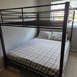Queen Bunk bed  with Ladder