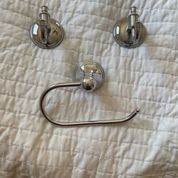 Chrome Bathroom Hook/hardware