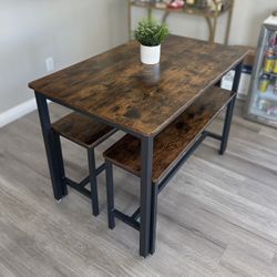 Small Dining Table & Benches