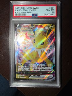 Jolteon VMAX Full Art PSA 10 Gem Mint