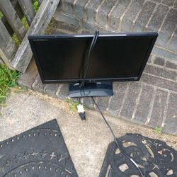 Working Computer Monitor With HDMI Adapter 