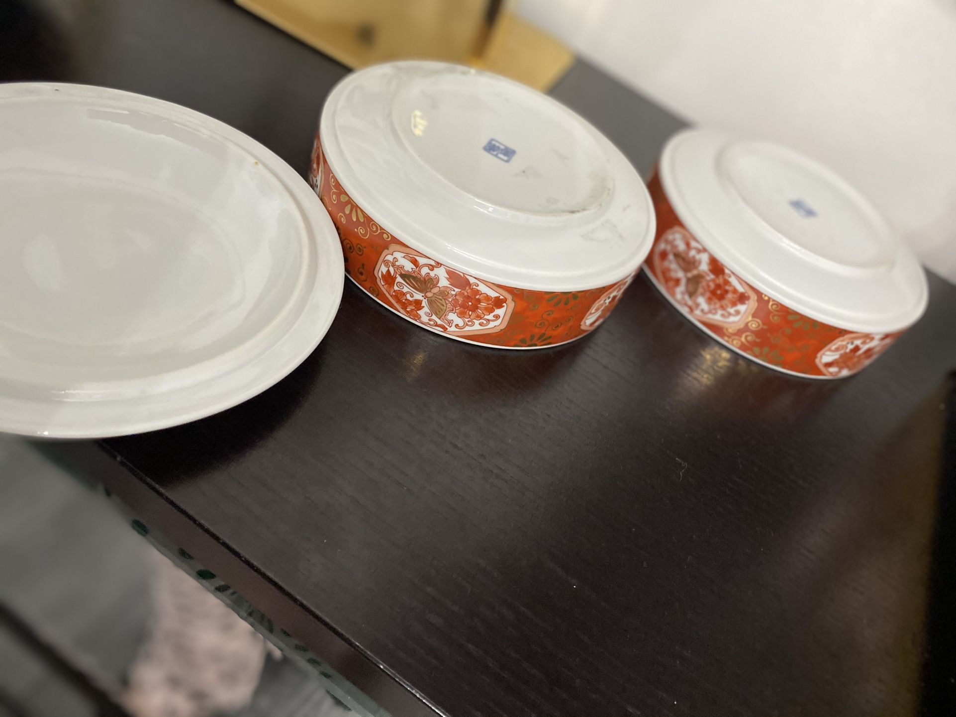 Vintage Japanese Bowls With a Peacock In Beautiful Colors. I Used It For Jewelry