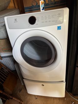 Electrolux Front Load Dryer with Pedestal