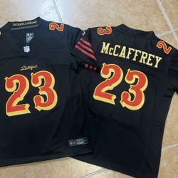 New 49ers Christian Mccaffrey Rivalry Stitched Jersey, S To 6xl
