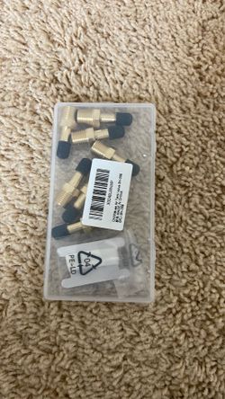 Brass Tank Valve, Standard Valve Core Anti-Corrosion 1/4" NPT PACK OF 8