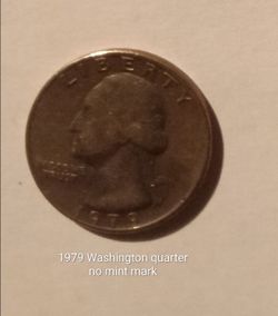 Rare-1979 no mint mark Quarter