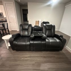 Caveman Den Dual Power Reclining Sofa
