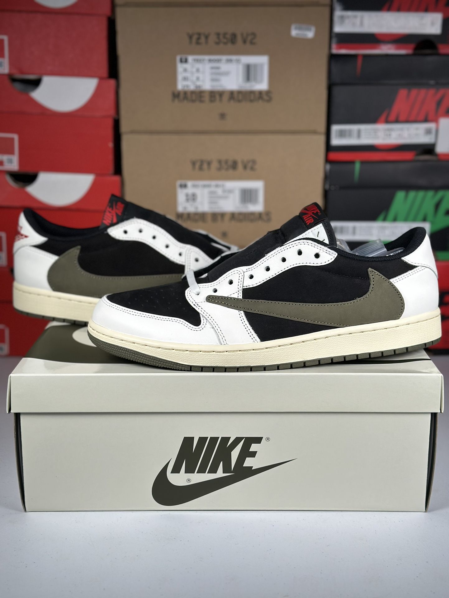 Size 13W/11.5M - Travis Scott x Jordan 1 Retro Low OG ‘Olive’ (W)