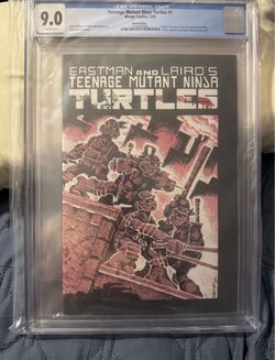 Teenage Mutant Ninja Turtles #1 CGC 9.0 Mirage 1985 TMNT 3rd Printing WhitePages