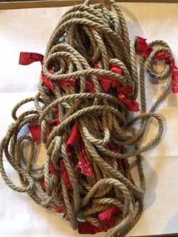 Western Rope Christmas Tree Garland - 32 ft