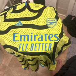 Adidas Xxl Slim Fit Arsenal soccer/ Futbol Jersey / Kit #15