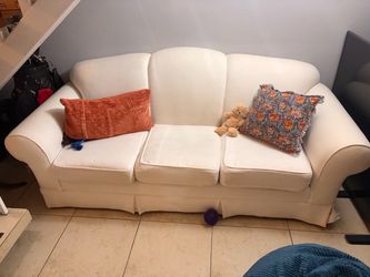 White couch