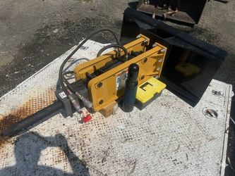 Bobcat breaker skid steer jackhammer concrete breaker attachment new skid steer attachment bobcat hammer