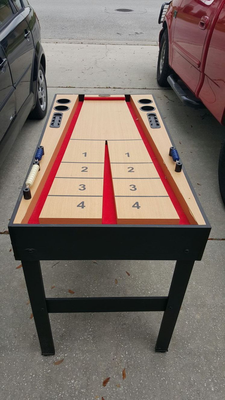 Sportcraft Shuffle Board Rebound Table