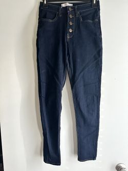 Dark Navy Blue Jeans 