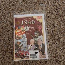 New Flickback 1940 Greeting Card,  Envelope,  and DVD