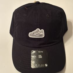 Nike Air Force 1 logo move to zero ball cap in adult size medium/large with slide strap back