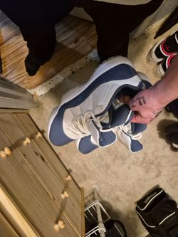 Jordan 11 lows midnight navy blue