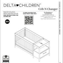 Zoe 5-in-1 Convertible Crib NO CHANGER