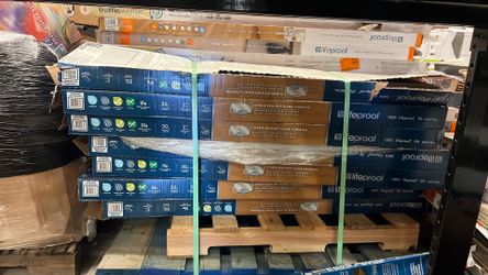Lifeproof Villa Rica Oak 9.44 in W x 47.64 in L Waterproof Hybrid Resilient Flooring (25.01 sq. ft. /case)