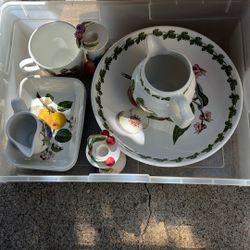 Portmeirion Dishes Fruit Collection 58 Pieces