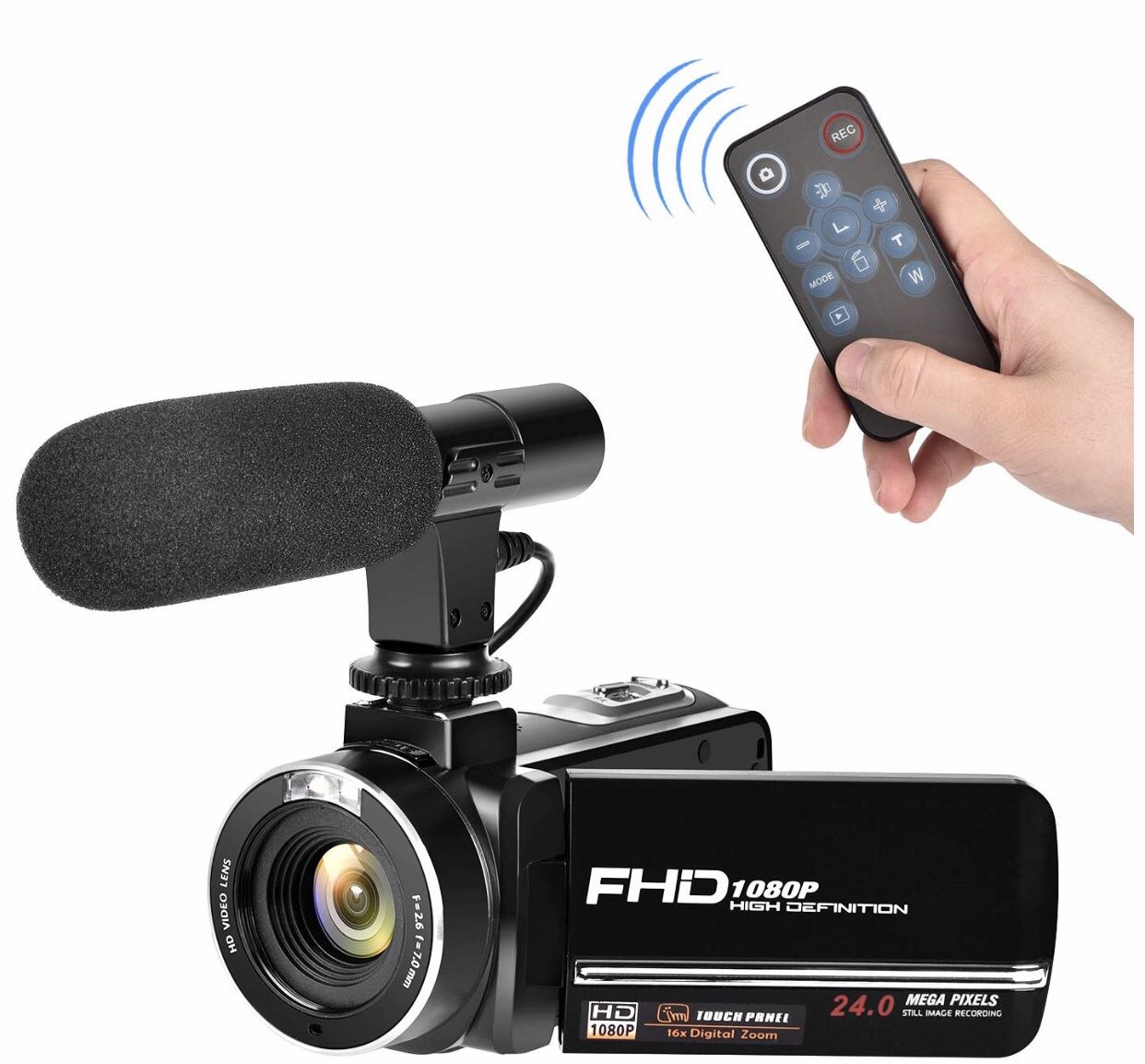 Video Camera HD with Tripod