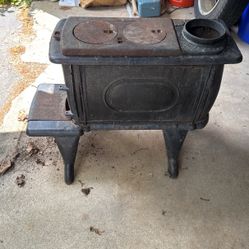 Old Stove Missing The Door
