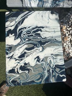 Blue marble tv tables & stand