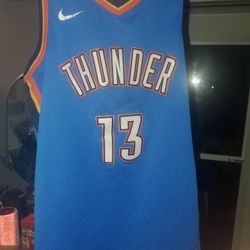 Thunders #13 Paul George Jersey Size XL