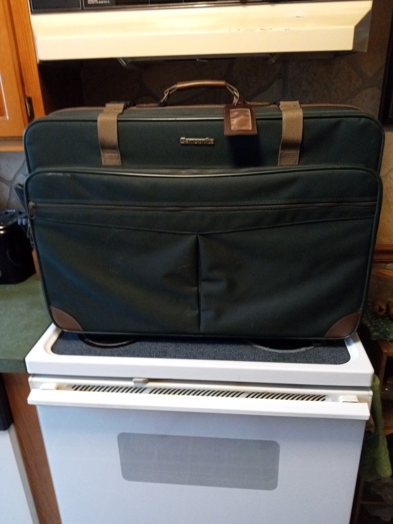 Classic Samsonite Deep Green Luggage