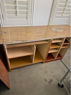 FREE Beautiful Workdesk Table 3/4 Inch Granite Top