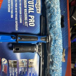 Total Pro Kit with 14 in. Scrubber, 12 in. Squeegee and 6 ft. Telescoping Connect and Clean Pole