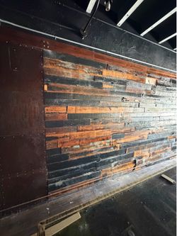 Reclaimed Rustic Barn Wood Accent Wall Planks – Industrial Wall Panels