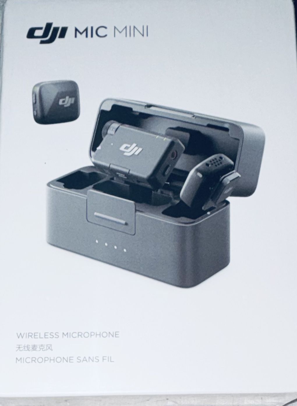 DJI Mic Mini (2 TX + 1 RX + Charging Case), Wireless Lavalier Microphone