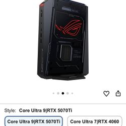 ASUS ROG NUC 2025 Gaming Mini PC | Core Ultra 9 | RTX 5070 Ti | 16GB RAM | 1TB SSD | Like New