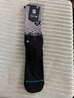 Selling RAIDERS Baseball Socks 1pair Only Size:L 9-12 New