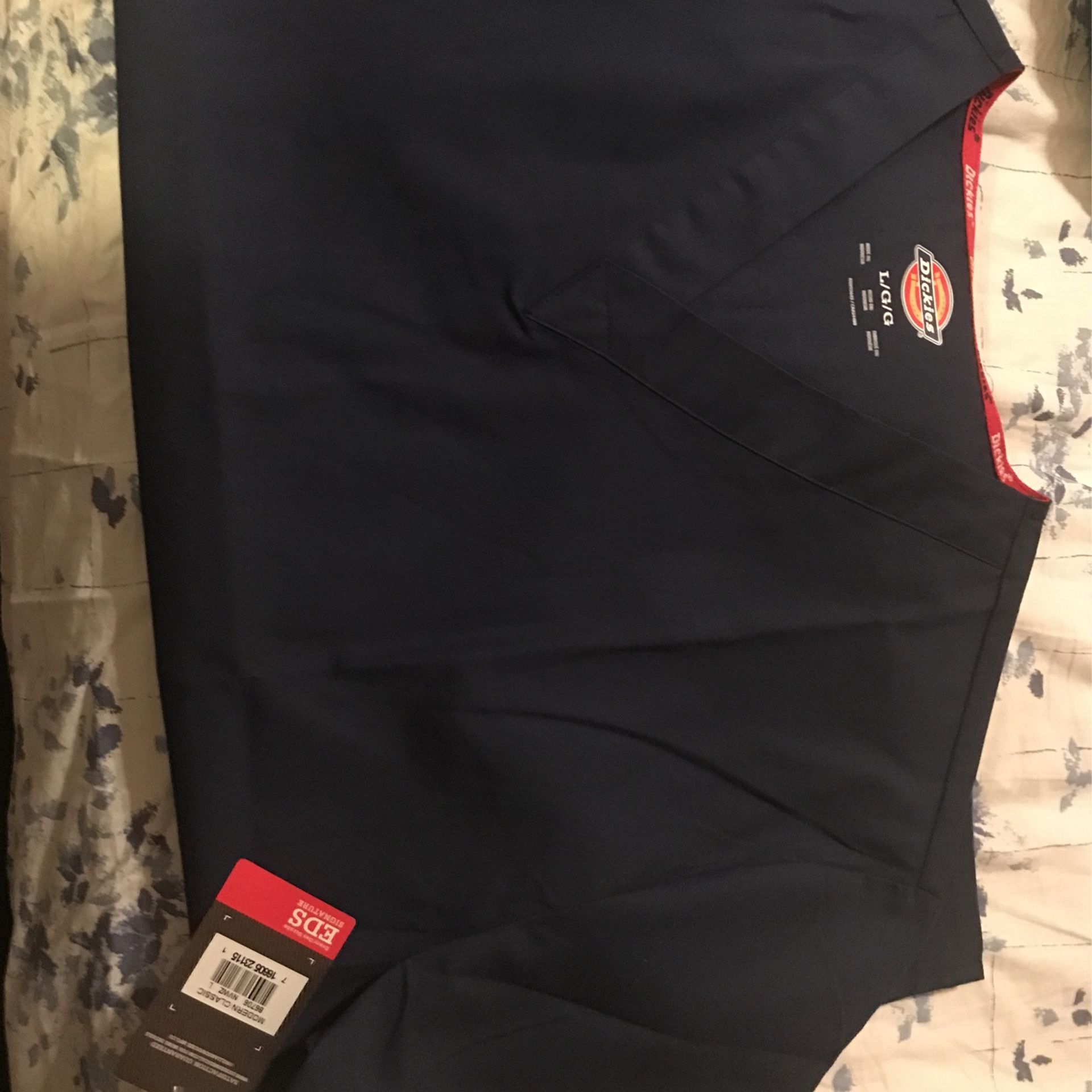 New Men’s Dickies Scrub Top Size L