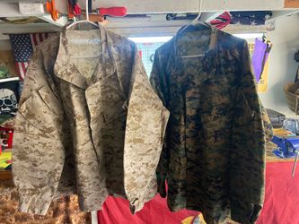2 USMC digital camo tops 2XL used