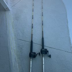 Shimano TLD 25 With 7 Foot Trolling Rod 