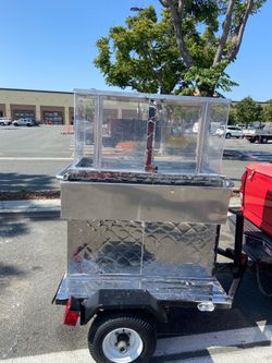 Kart fruit food trailer