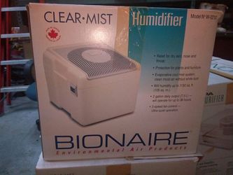 New Bionaire humidifier