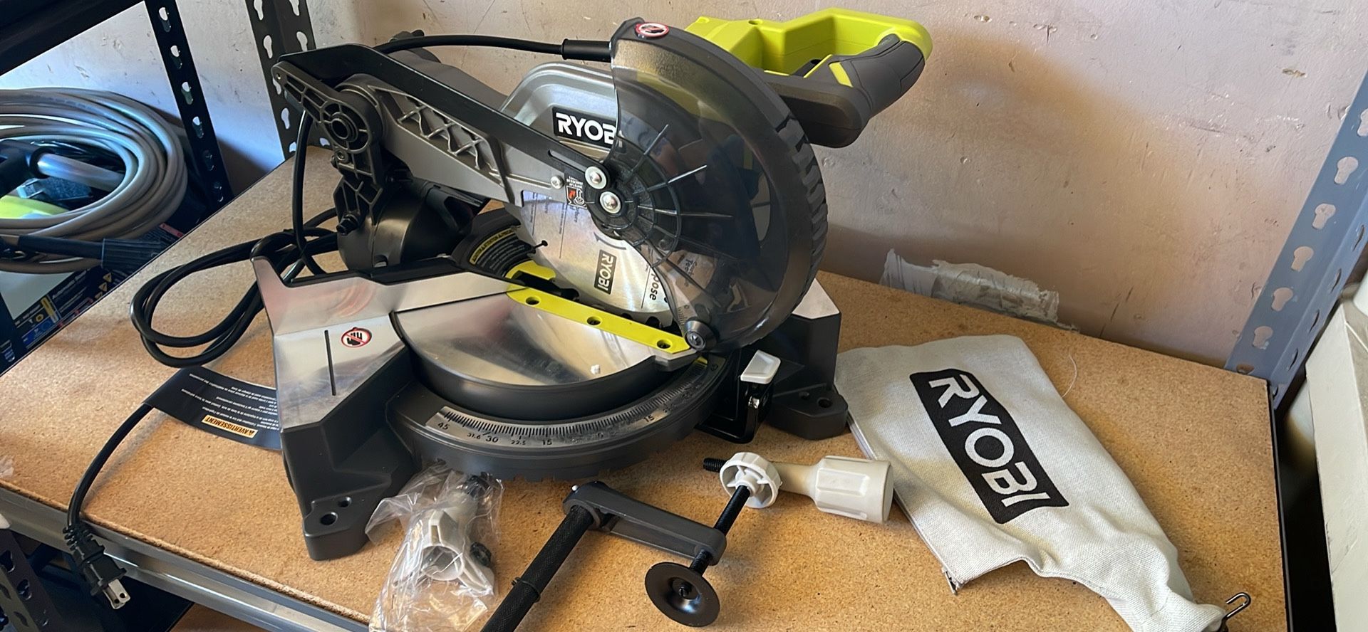 Ryobi Miter Saw 7-1/4” Electric 9amp