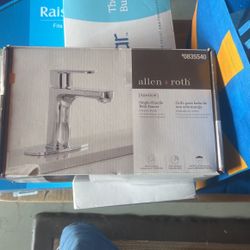 single handle bath faucet 