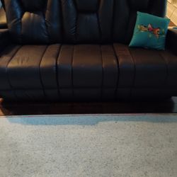 Electric Reclinable Couch With Lights And Charging Ports